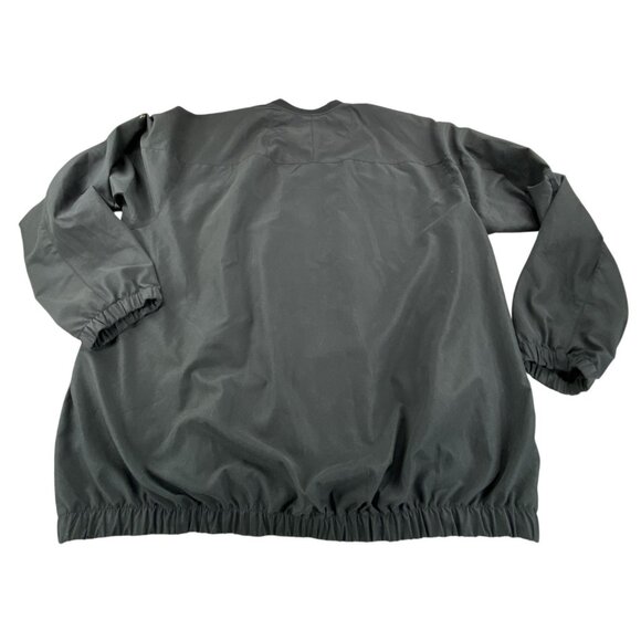 Footjoy Black Pullover Windbreaker Jacket Mens Large Lightweight - Picture 2 of 8